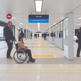 falta de acessibilidade no terminal de Camaragibe