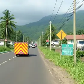interdição na Estrada de Aldeia